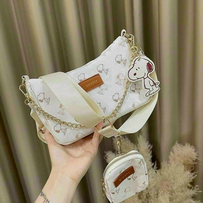 Túi Xách Nữ, Túi Nữ Đeo Chéo Spoony Kèm Ví Siêu Dễ Thương