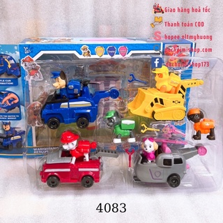 Set 6 Mô Hình Đội Chó Cứu Hộ Paw Patrol  5547 4083