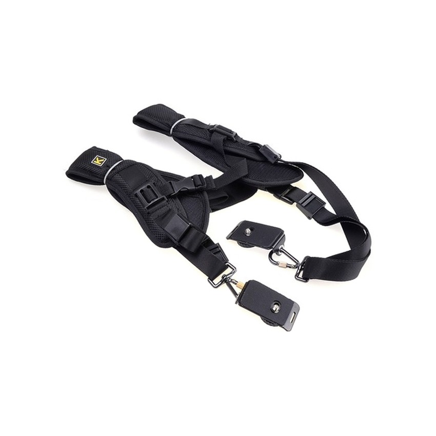 [Mã ELFLASH5 giảm 20K đơn 50K] Caden double quickstrap - Quick strap chống mỏi (đen)