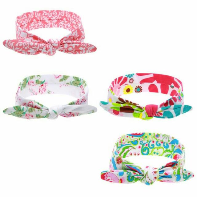 Turban thun nhiều màu xinh xắn cho bé gái