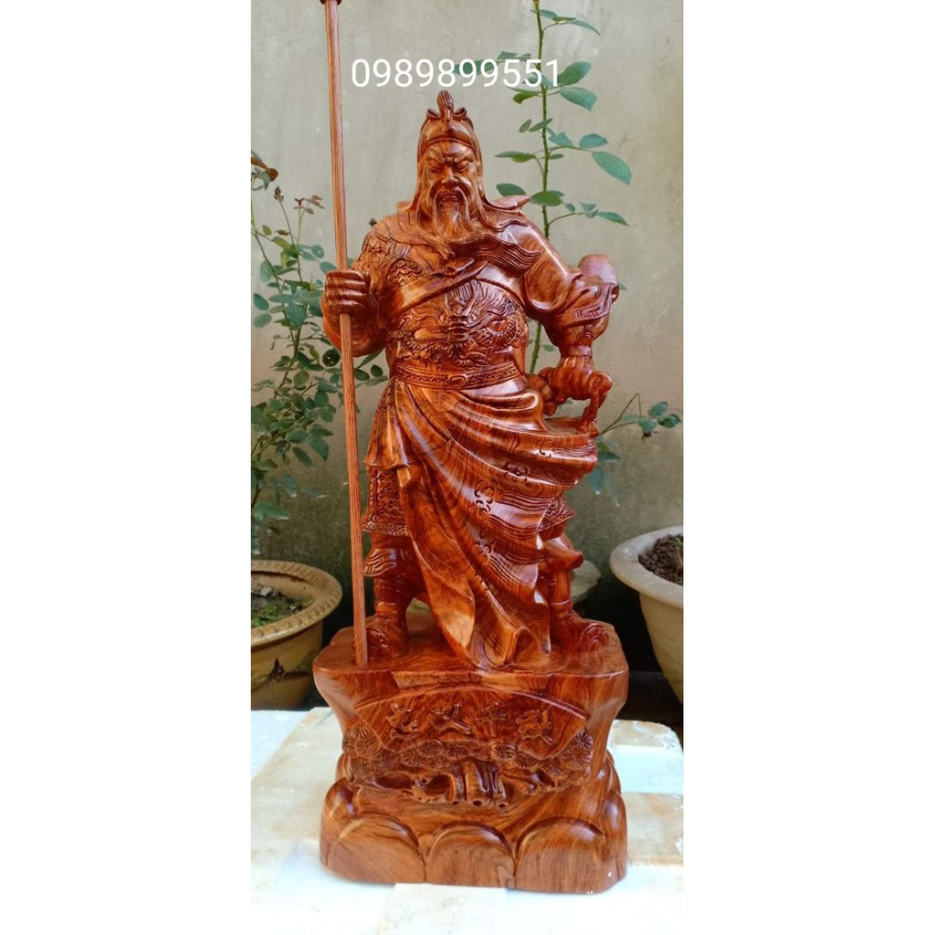 Tượng quan công quan vân trường gỗ hương