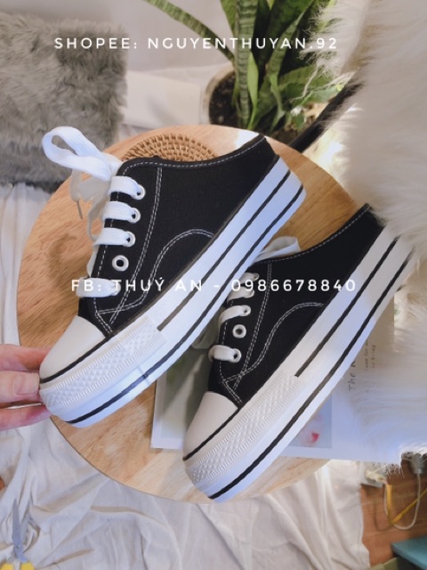 Giày sục thể thao đế 5,5cm