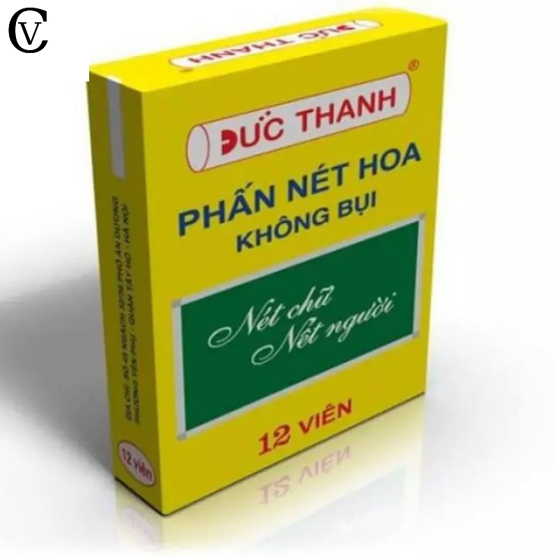 Hộp phấn trắng Đức Thanh - phấn màu Mic
