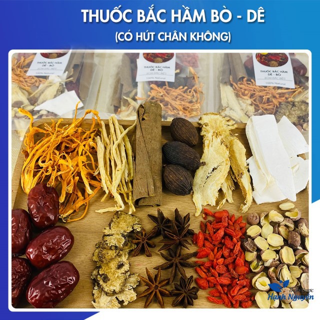 10 Thang Thuốc Bắc Hầm Dê - Bò (Thang Tiềm Dê, Bò, Nấu Lẩu 11 vị) - Có hút chân không