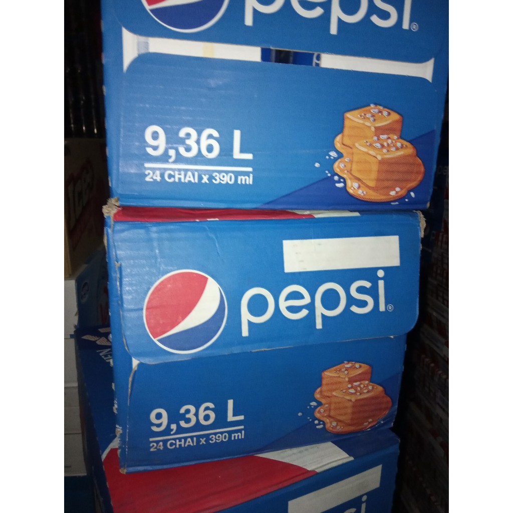 Thùng 24 chai pepsi 390ml