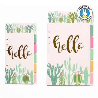Tab Phân Trang Golden A5/A6 cho Sổ Còng/Sổ Planner