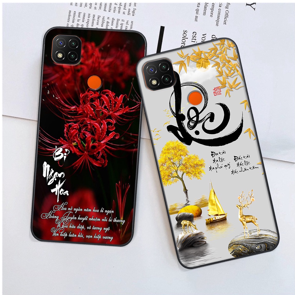 Ốp lưng Xiaomi REDMI 9C in hình chữ tài chữ lộc, Cha Mẹ, bình an SIÊU ĐẸP