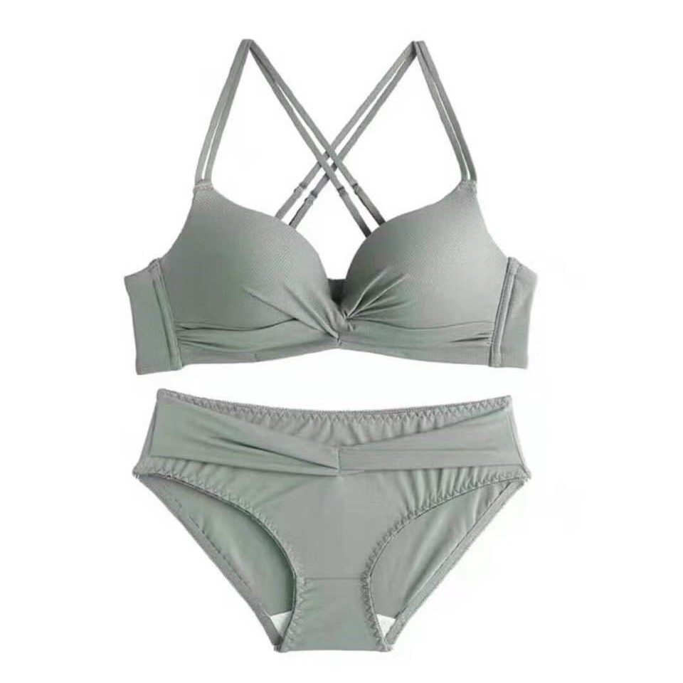 Bộ đồ lót Classy Girl , Không Gọng , Đẩy Ngực Kiểu Áo xoắn Sexy (áo ngực + quần lót) - BỘ XOẮN | BigBuy360 - bigbuy360.vn