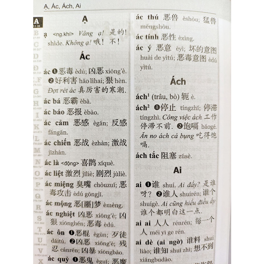 Sách - Từ điển Việt - Hán hiện đại