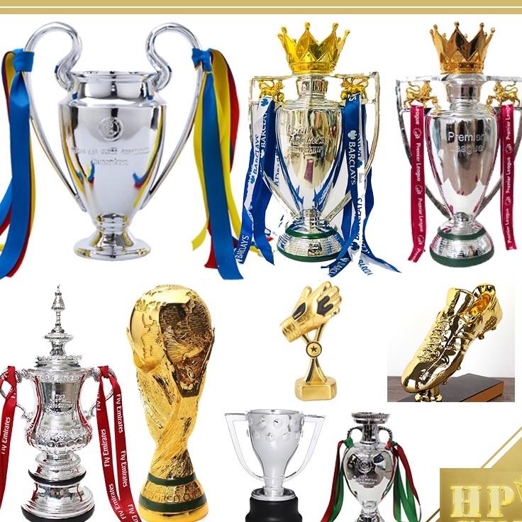 Cúp Lưu Niệm Thể Thao Bóng Đá C1 Champion League Laliga Ngoại Hạng Anh Premier League Euro World Cup Chiếc Giày Găng Tay