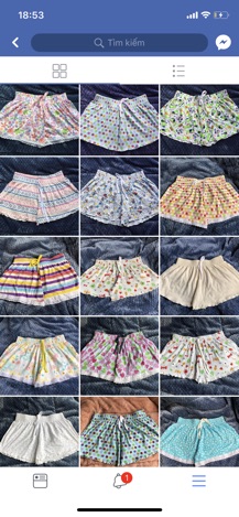 Quần đùi cotton Thái