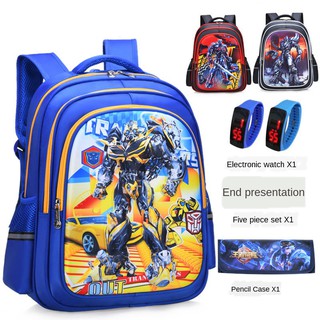 Ba Lô Học Sinh In Hình Transformers Cho Bé Trai 1-2 - 3-4 - 6-5 Tuổi