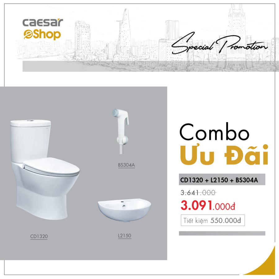 Combo sản phẩm CD1320+L2150+BS304A