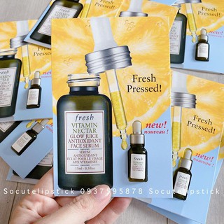 Tinh chất sáng da Fresh Vitamin Nectar Glow Juice Antioxidant Face Serum Sample 1.5ml