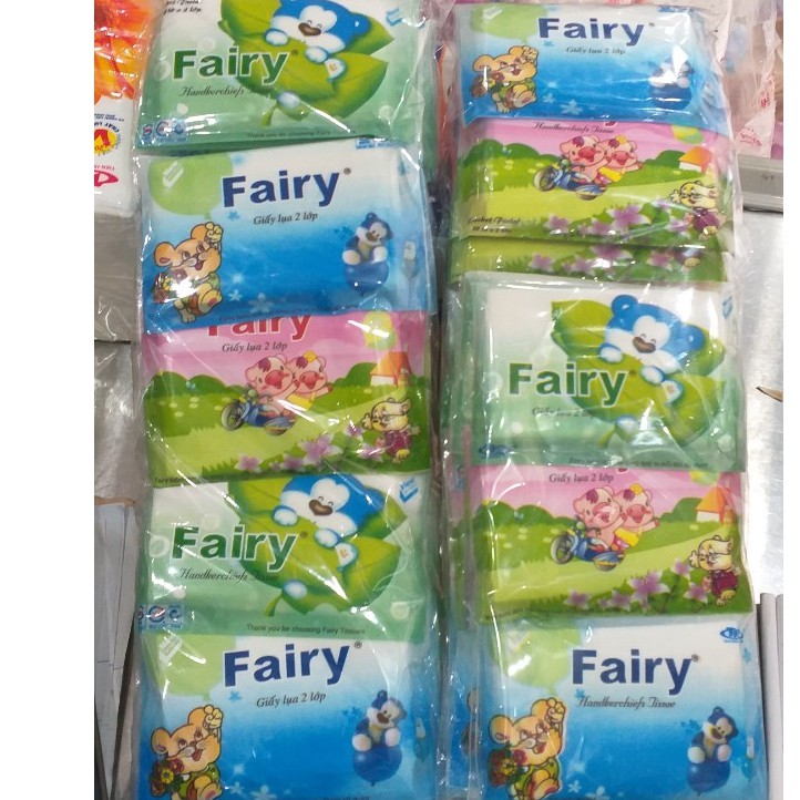 [Mã 267FMCGSALE giảm 8% đơn 500K] Fairy giấy ví set 5 gói