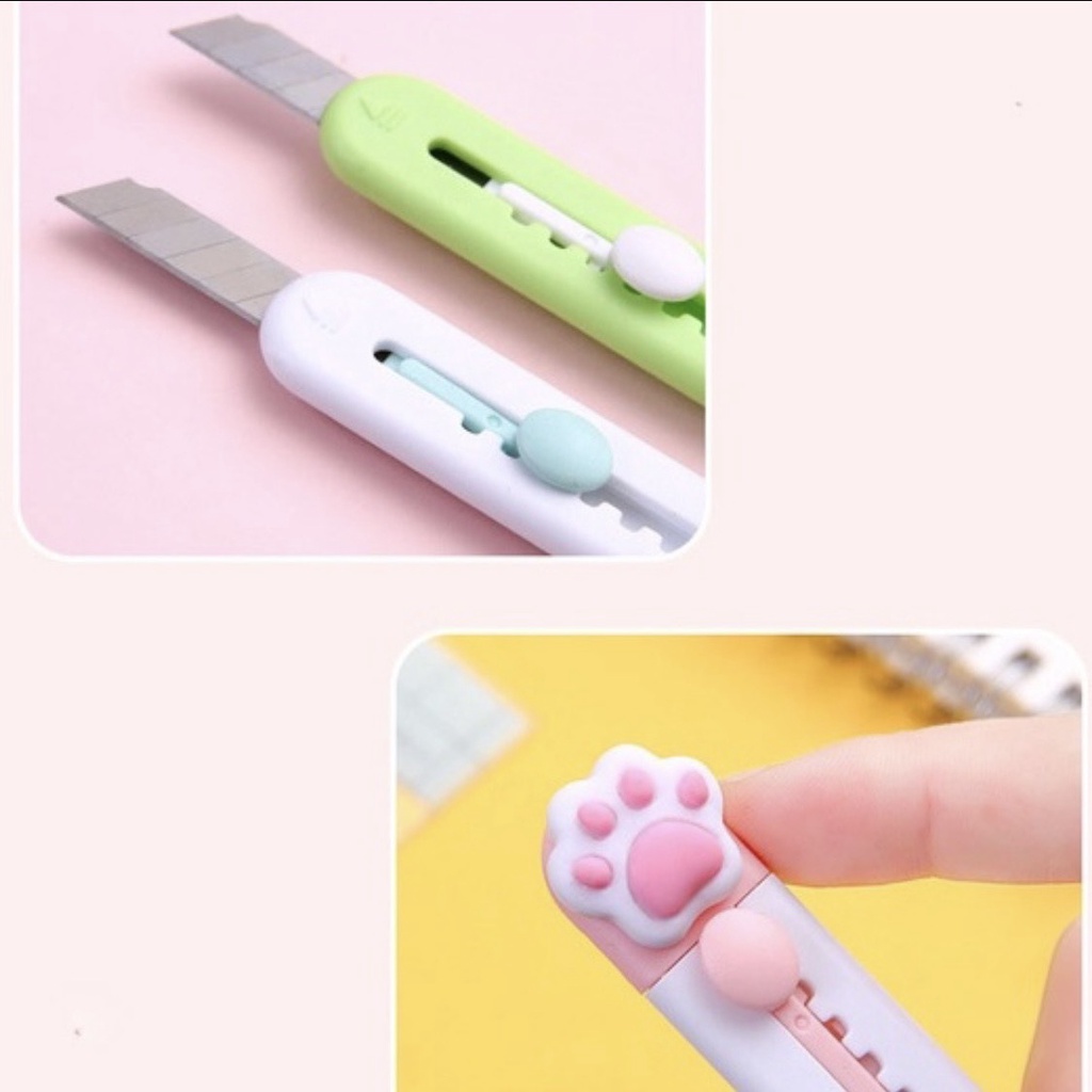 [Stationery] Dao rọc giấy cắt giấy cầm tay mini họa tiết đáng yêu nhỏ gọn tiện dụng siêu dễ thương