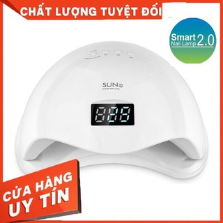Máy hơ móng,Máy hơ gel sun 5 tem xanh 48w"thiết kế bóng uv led hơ móng nhanh khô"chính hãng