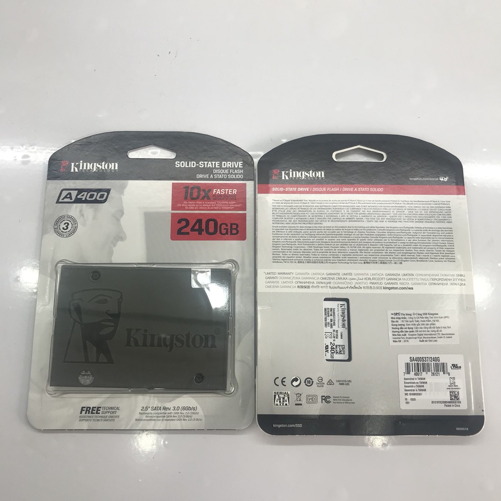 SSD Kingston A400 240GB hàng chính hãng bảo hành 36 tháng | BigBuy360 - bigbuy360.vn