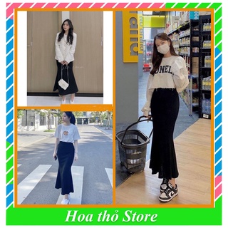 Chân Váy Đuôi Cá Dáng Dài Phong Cách Hàn Quốc Lên From Xinh hoa thỏ store (HÀNG ĐẸP)