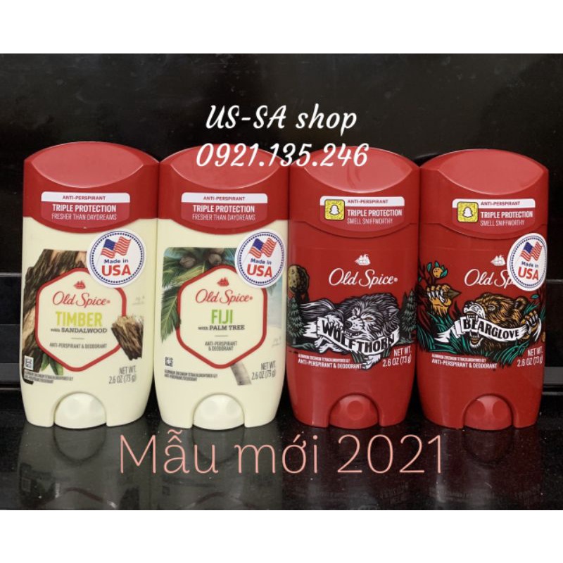 Sáp khử mùi Old Spice Wild Collection 73g