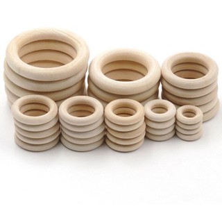 Vòng gỗ mộc tròn montessori (3,4,5,6,7cm)