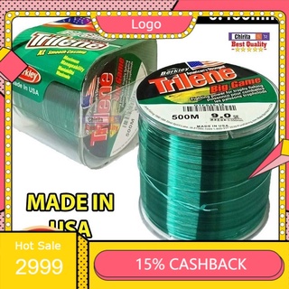Cước câu cá mỹ trilene big game 500m -giá rẻ-