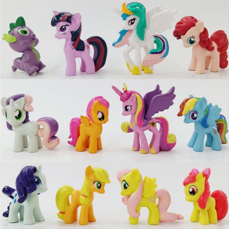 [Nhập mã TOYJUNE giảm 10K](Freeship 99k) Bộ 12 Con Ngựa Pony 7cm