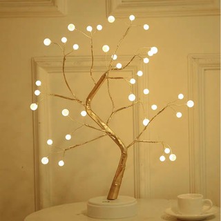 Đèn led để bàn 36 đèn hình nhánh cây