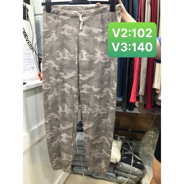 OUTLET SALE QUẦN THUN NỈ