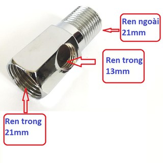 Đầu chia nước đầu vào máy lọc nước hoặc dùng trong hệ thống phun sương, ren 21mm.