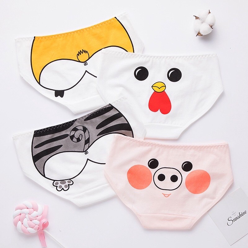 (Có chọn màu) Quần lót nữ cotton thun dễ thương thoáng mát HOMMIE - Bae Lingerie | BigBuy360 - bigbuy360.vn
