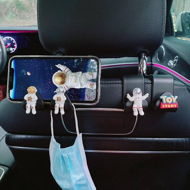 Car Hook Car Seat Back Hook Hidden Multifunctional Car Interior Cute Supplies Small Car Hook Auto department store supplies
