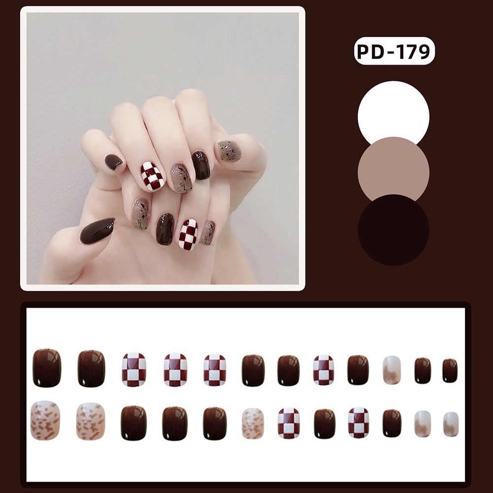 Set 24 Móng Tay Giả Thời Trang Nữ