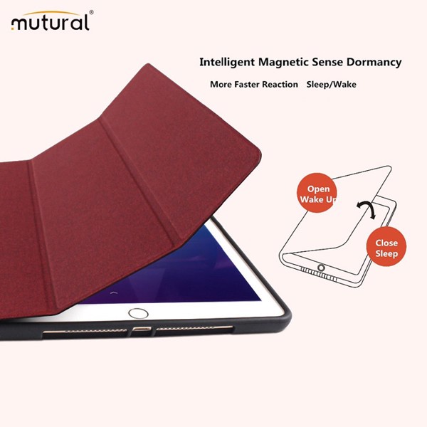 Bao da Mutural cho iPad mini 6 4 5 Air 1 2 3 10.5 Pro 9.7 Gen 6 7 8 9 Pro 10.2 Pro 11 2021 2020 m1 - Có khe để bút