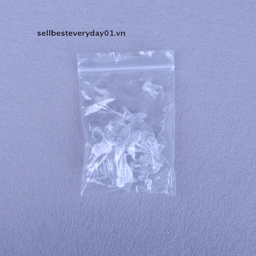 Set 17 ly kem đồ chơi búp bê đáng yêu trang trí
