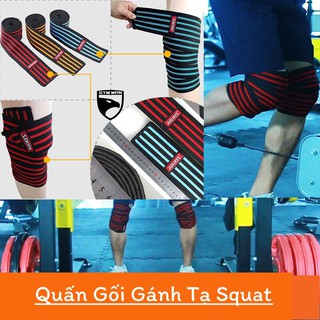 Dây Quấn Gối Tập Gym, Quấn Gối Squat, Đai Gối Thể Hình (2 Chiếc)