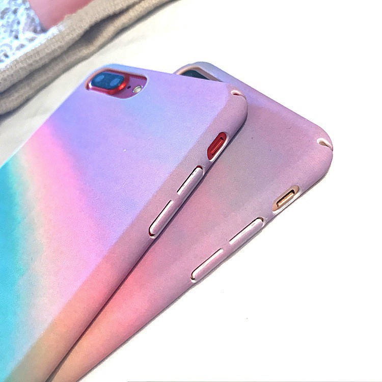 Ốp lưng nhựa cứng cho iPhone 6 6s 7 8 X Plus 7Plus hình cầu vòng | BigBuy360 - bigbuy360.vn