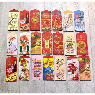 Combo 30 lì xì truyền thống năm mới 2022- Bao lì xì chúc mừng năm Tân sửu