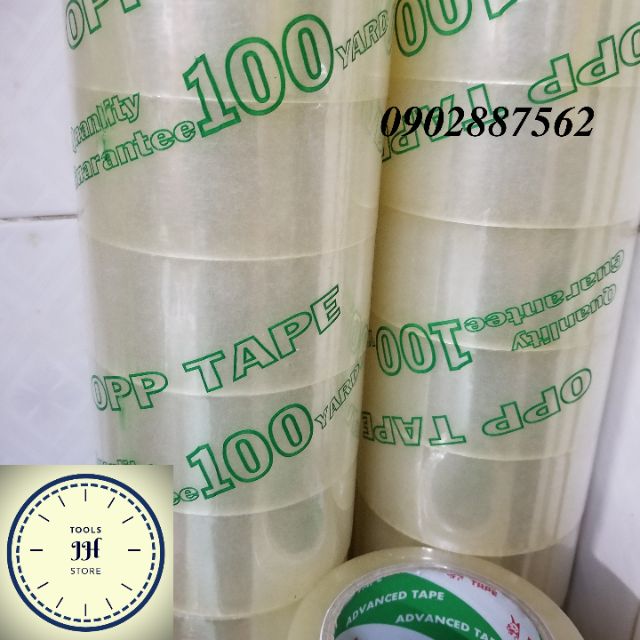 Cây băng keo trong 100y đủ (6 cuộn)