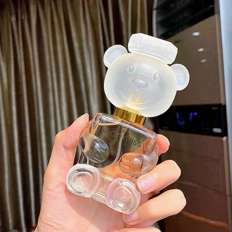(LOẠI TỐT) NƯỚC HOA JEAN MISS TOYS 30ml MÀU TRẮNG, nước hoa gấu trắng nước hoa jean miss rômantic PARTY nuoc hoa con gấu