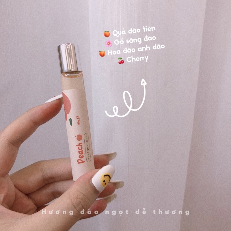 ( 10ml ) Dầu Thơm Tinh Dầu Nguyên Chất Dạng Lăn 10ml có nhũ đủ mùi mùa hè tươi mới