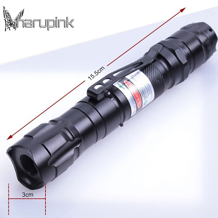 Đèn laser chiếu sáng hộp xanh lá thân đen chuyên dụng