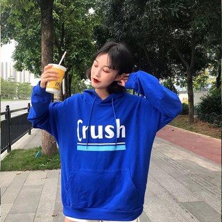 ÁO HOODIE NỈ OVERSIZE CRUSH