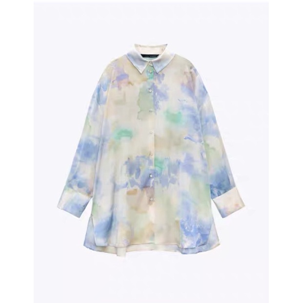 📎SƠMI LỤA HOẠ TIẾT LOANG #ZARA AUTHENTIC TUỒN STORE🖇