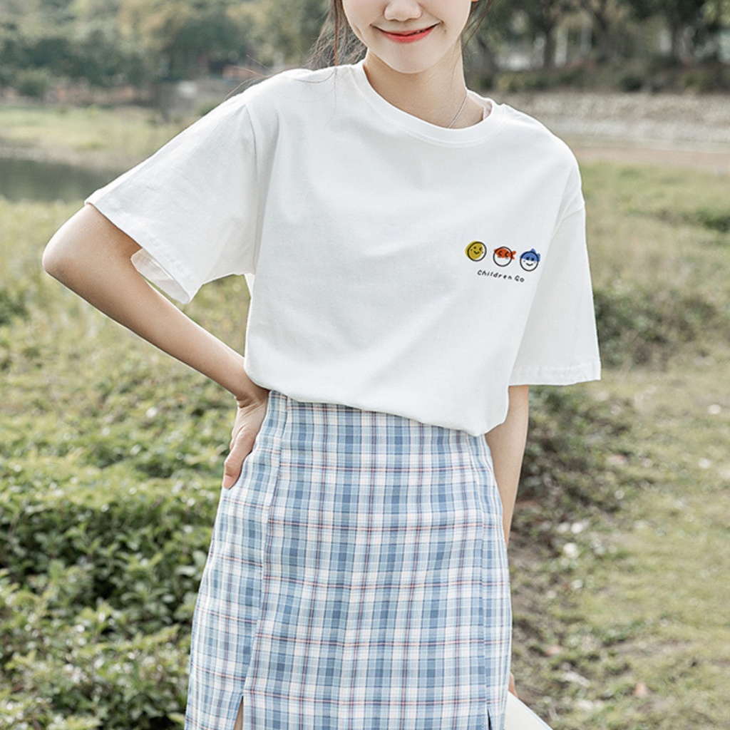 Áo Thun Nữ Children Go KENA Form Áo Đơn Giản Vải Cotton Mềm Mát - KAT-109