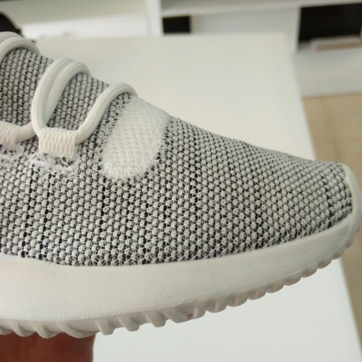 Giày Tubular shadow trắng ghi