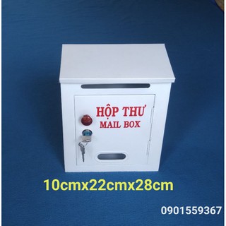 Hộp thư báo, hộp thư góp ý ( màu trắng)kt(28x1022cm)