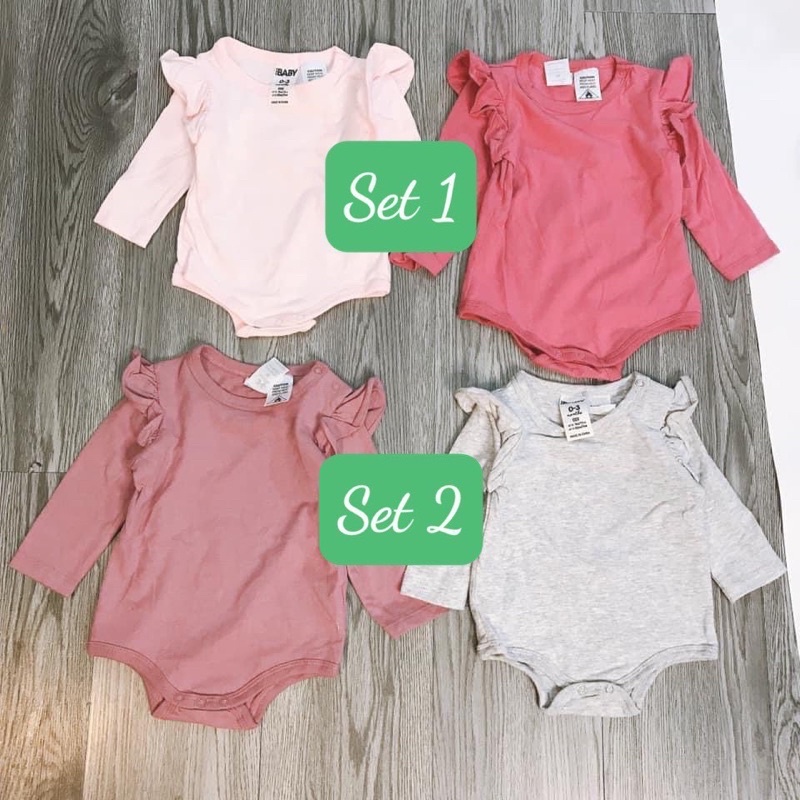 BÁN SỈ COMBO 2B BODY SUIT BÈO VAI CHO BG