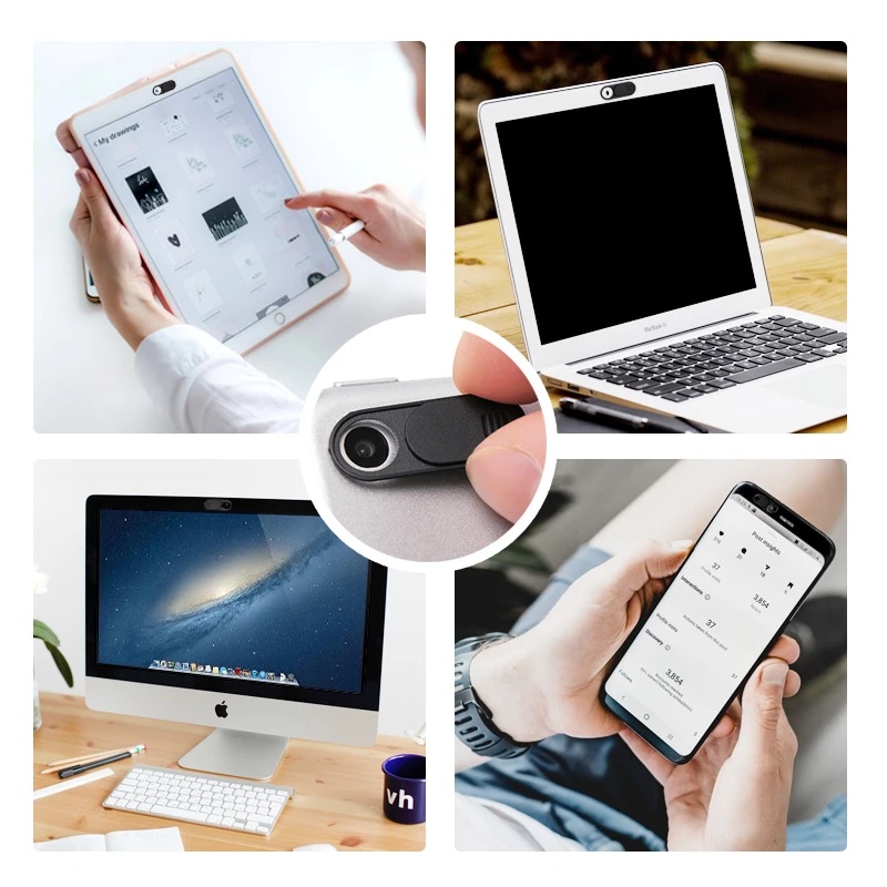 Nắp Bảo Vệ Camera Laptop Bằng Kim Loại Siêu Mỏng/Nhẹn Cho Laptop PC