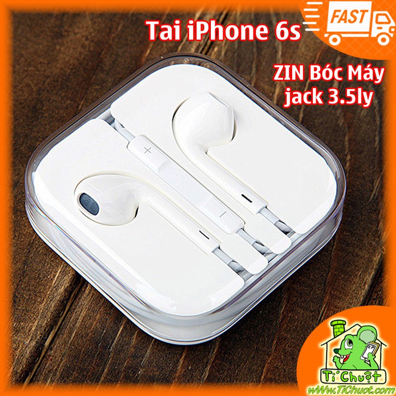 [ZIN Theo Máy] Tai nghe iPhone 5s/ 6/ 6s Plus EarPod jack 3.5mm